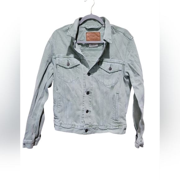 Levi's Other - Levi's Light Green Denim Jacket